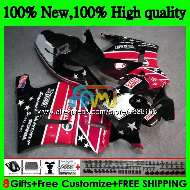 RVF400R NC30 для HONDA Castrol red VFR400 R V4 VFR400R 91 92 93 94 88BS.59 RVF VFR 400 NC35 400R 1991 1992 1993 1994