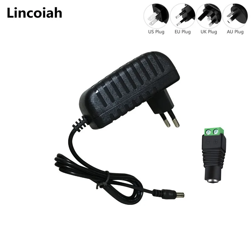 AC DC 12v 2A 2000ma адаптер источника питания для адаптера переменного тока EU UK AU
