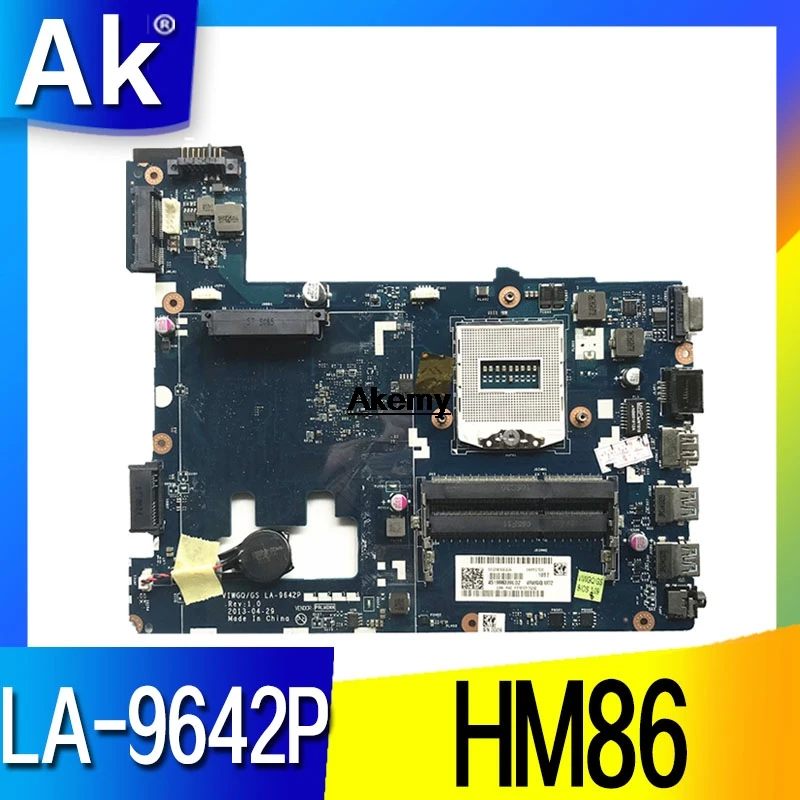 LA 9642P G410 материнская плата 90003683 HM86 для lenovo ноутбука VIWGQ/GS протестированная