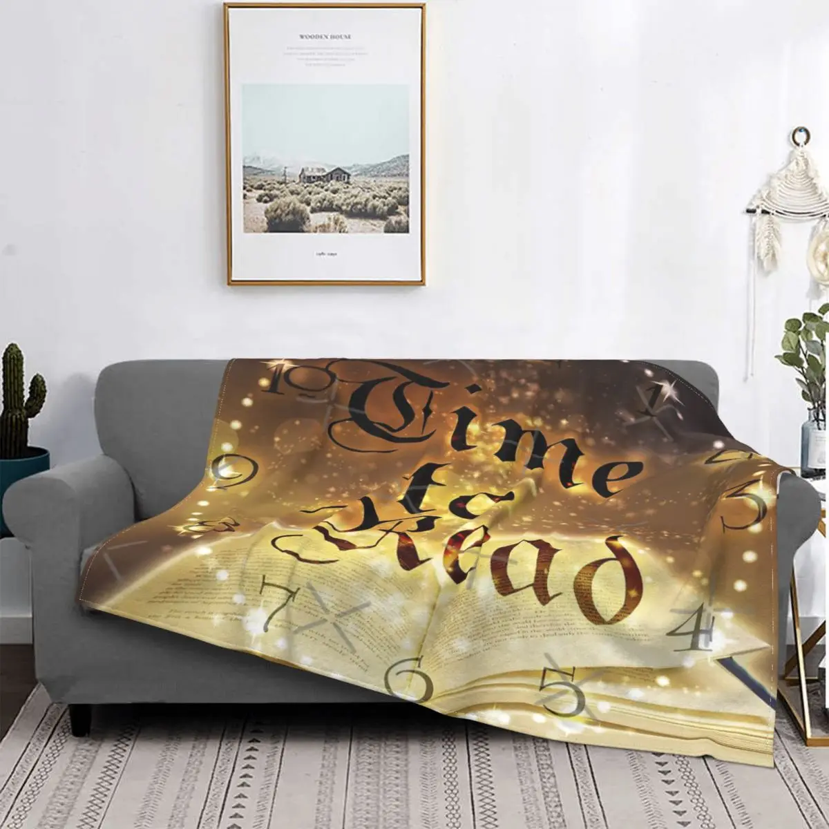 

Time To Read-магическая книга, manta brillante, colcha para cama a cuadros, manta a cuadros, funda для детей