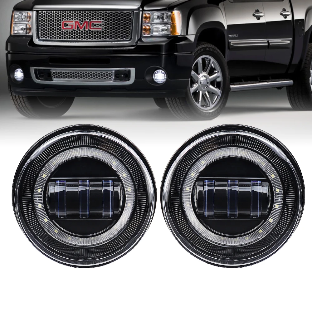 Светодиодные противотуманные фары для GMC Sierra 1500/2500/3500 07 13 несовместимые с Classic