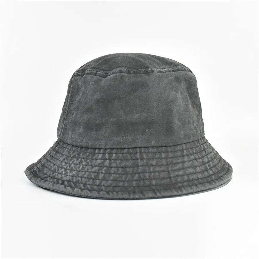 Панама Складная из денима для мужчин и женщин модная в стиле хип-хоп складная