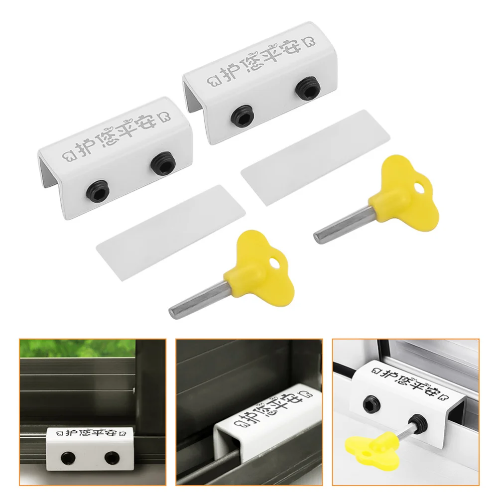 

2pcs Window Safety Locks Window Locks with Keys for Children Safety