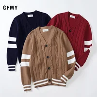 Kids Striped Knitting Cardigan Sweater Autumn Winter Boy Girl Pullover Sweater Children Soft Clothes Boys Tops Outfit Clothing