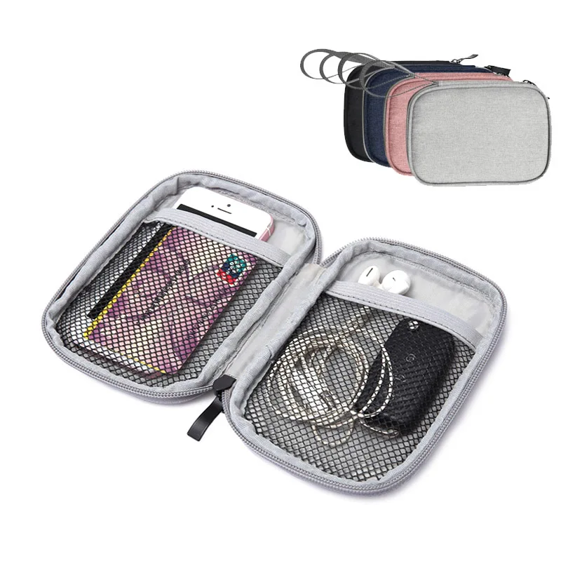 

Portable Earphone Storage Bag Digital Gadgets Case Bag Data Cable MAC Charger U Disk Protective Cover