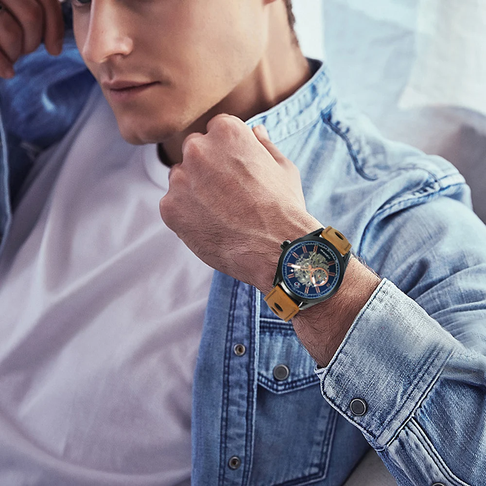 Часы наручные FORSINING Мужские механические автоматические брендовые Роскошные