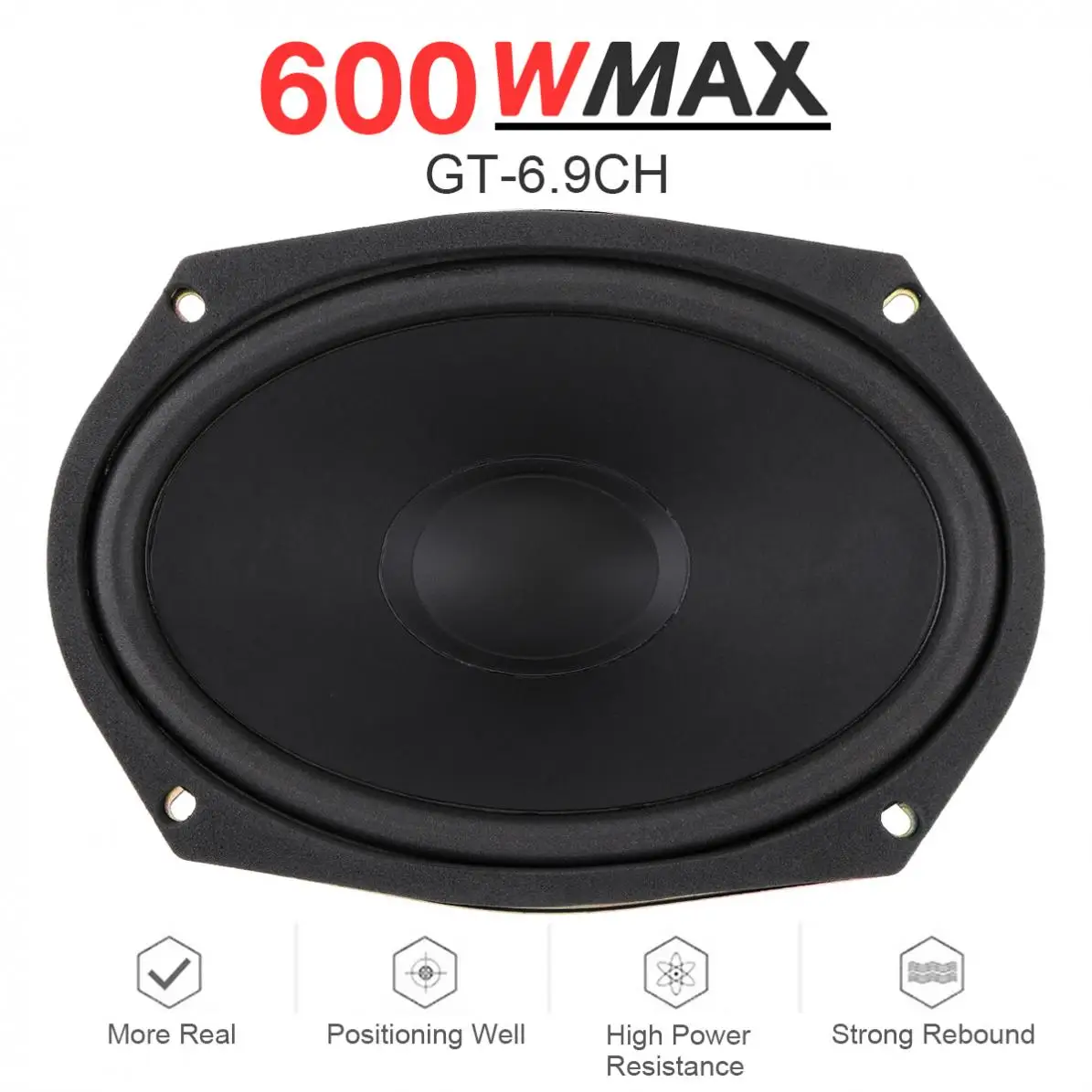 

1pcs 6x9 Inch 600W Universal Car Coaxial Speakers Vehicle Door Auto Audio Music Stereo Full Range Frequency Hifi Speakers