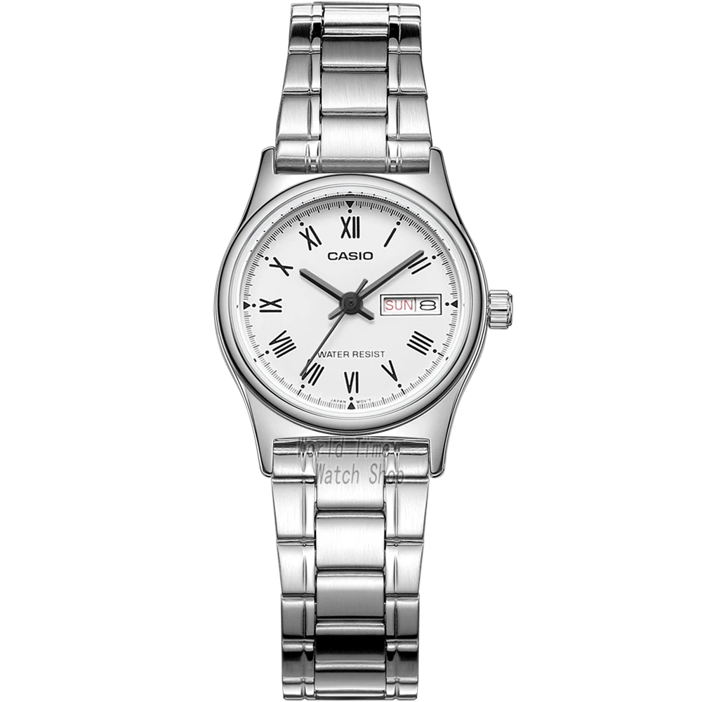 LTPV006D7B-1 Casio часы женские часы лучший бренд класса люкс Водонепроницаемый Кварцевые часы женские дамы Подарки Часы Спортивные часы - Цвет: LTPV006D7B-1