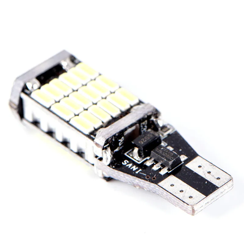 1 шт. автомобильные светодиодсветильник лампы T15 W16W 45 SMD 4014 без ошибок 6000 К белый (Д