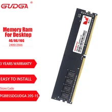 GUDGA Memoria Ram DDR4 PC 4GB 8GB 16GB 2400MHz 2666MHZ 1.2V Module CL11 Compatible For  Desktop Computer Componente Game