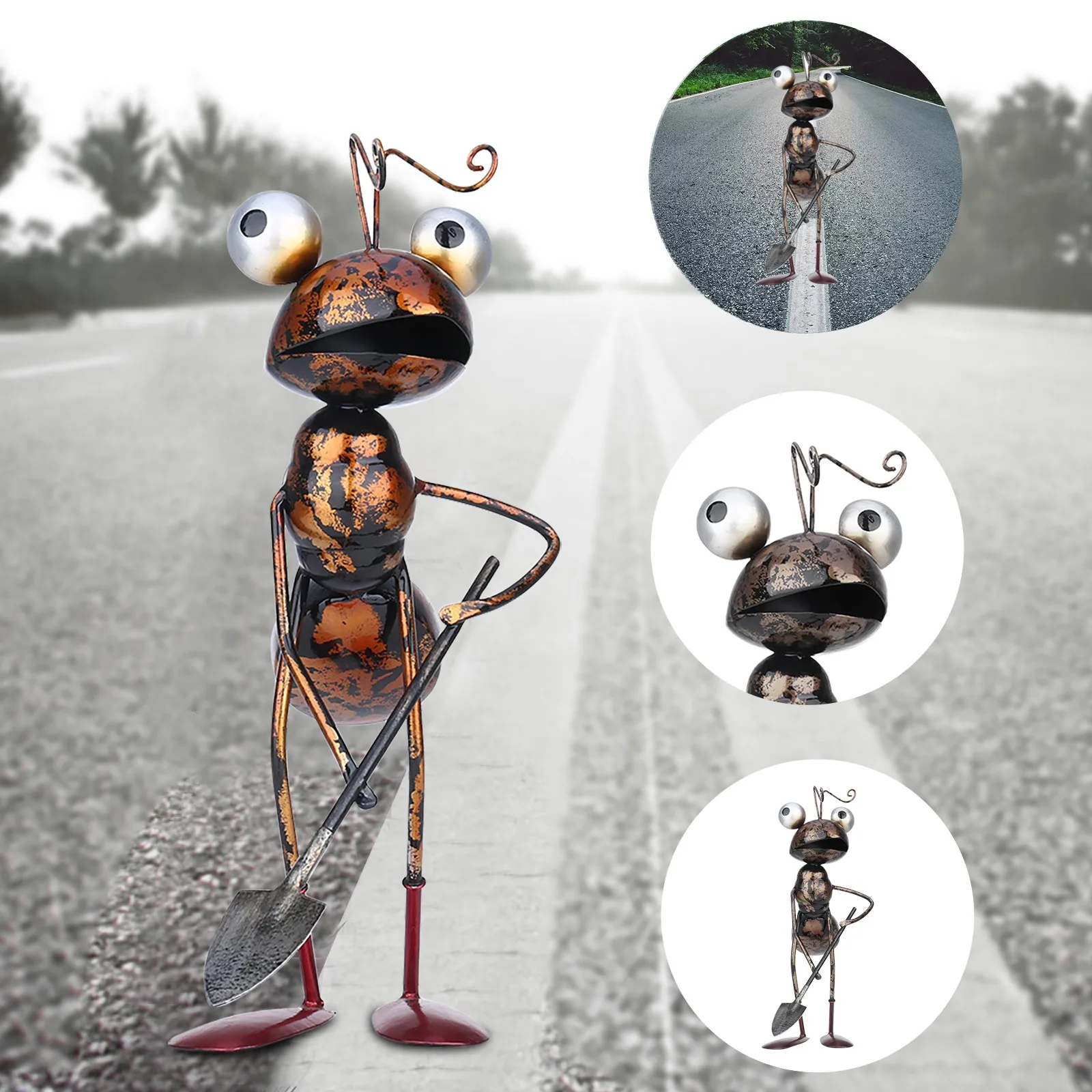 

Ant Garden Decoration Wrought Iron Ant Ornaments Ornaments Wrought Iron Movable
