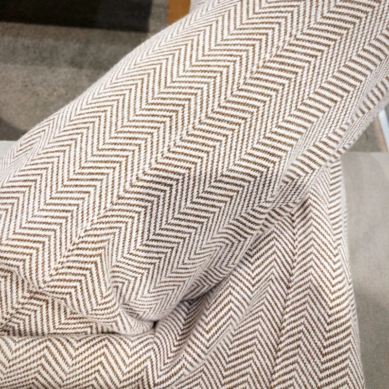 Осень Зима Новая женская одежда брюки корейский эластичный пояс полосатый хаки