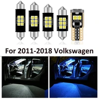 17pcs white canbus led car bulbs interior map dome light package kit for volkswagen vw sharan 7n 2011 2018 license plate lamp