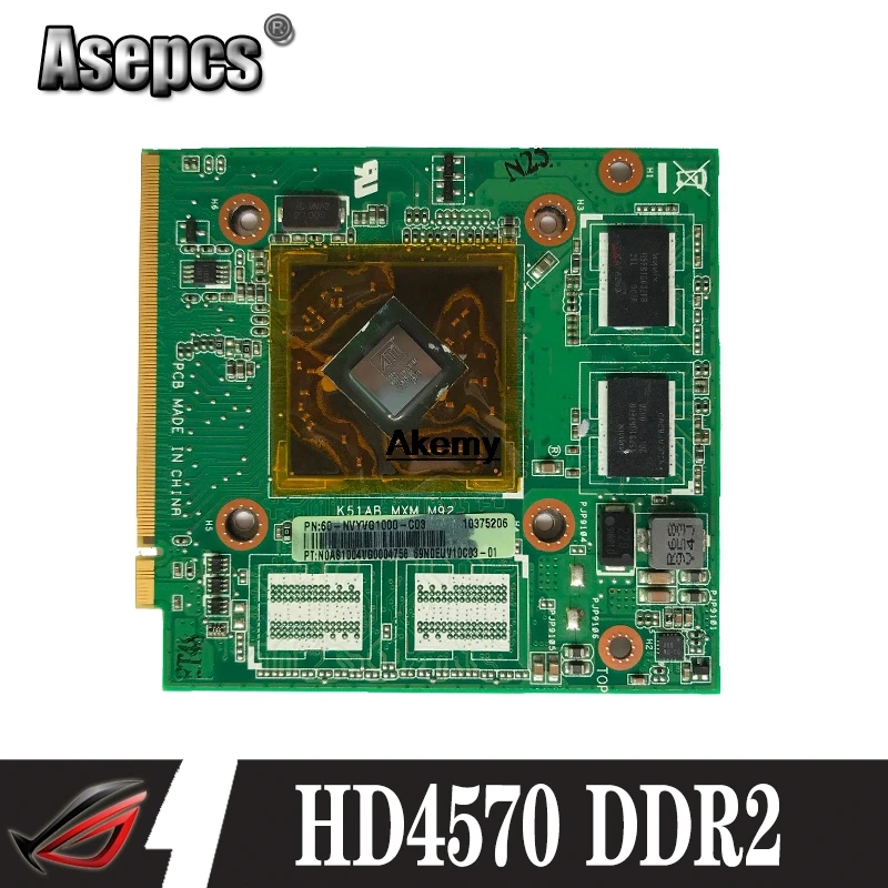 K51AB M92 1 60 NVYVG1000 B01 69N0EUV10B01 216 0728014 HD4570 DDR2 VGA Видео Графика карты для For Asus K70AB K70AD