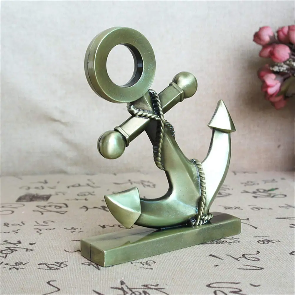 ERMAKOVA металлическая фигурка якоря железной лодки в средиземноморском стиле