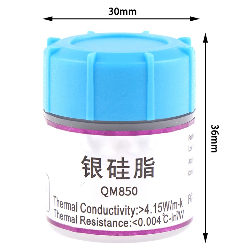 

1Pc Thermal Compound Paste Processor CPU GPU Cooler Cooling Fan Thermal Grease Silicone Plaster