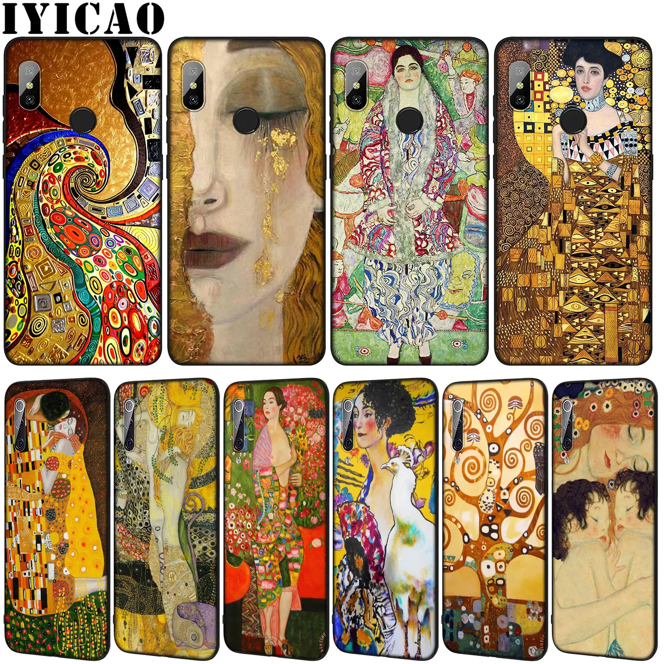 Мягкий силиконовый чехол с рисунком Густава Климта для телефона Xiaomi Mi 10 9 9T A3 Pro 8 SE