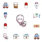 Броши из ПВХ в виде бутылки с медицинским инструментом для скорой помощи, 1 шт.