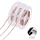 Лента светодиодная узкая, 4 мм, 12 в пост. Тока, 2835 светодиодовм, 5 м