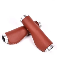 bike handle cover mountain bike handlebar cover riding pu leather handle cover straight retro leather handle bicycle grips