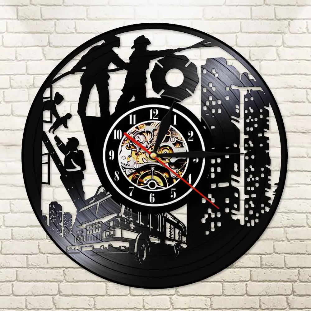 Пожарная станция Пожарный|Настенные часы| |