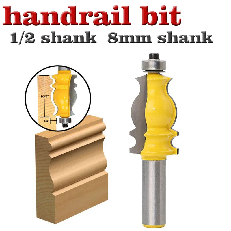 Концевая фреза из карбида цементированного дерева хвостовик 1/2 дюйма 12 7 мм 1