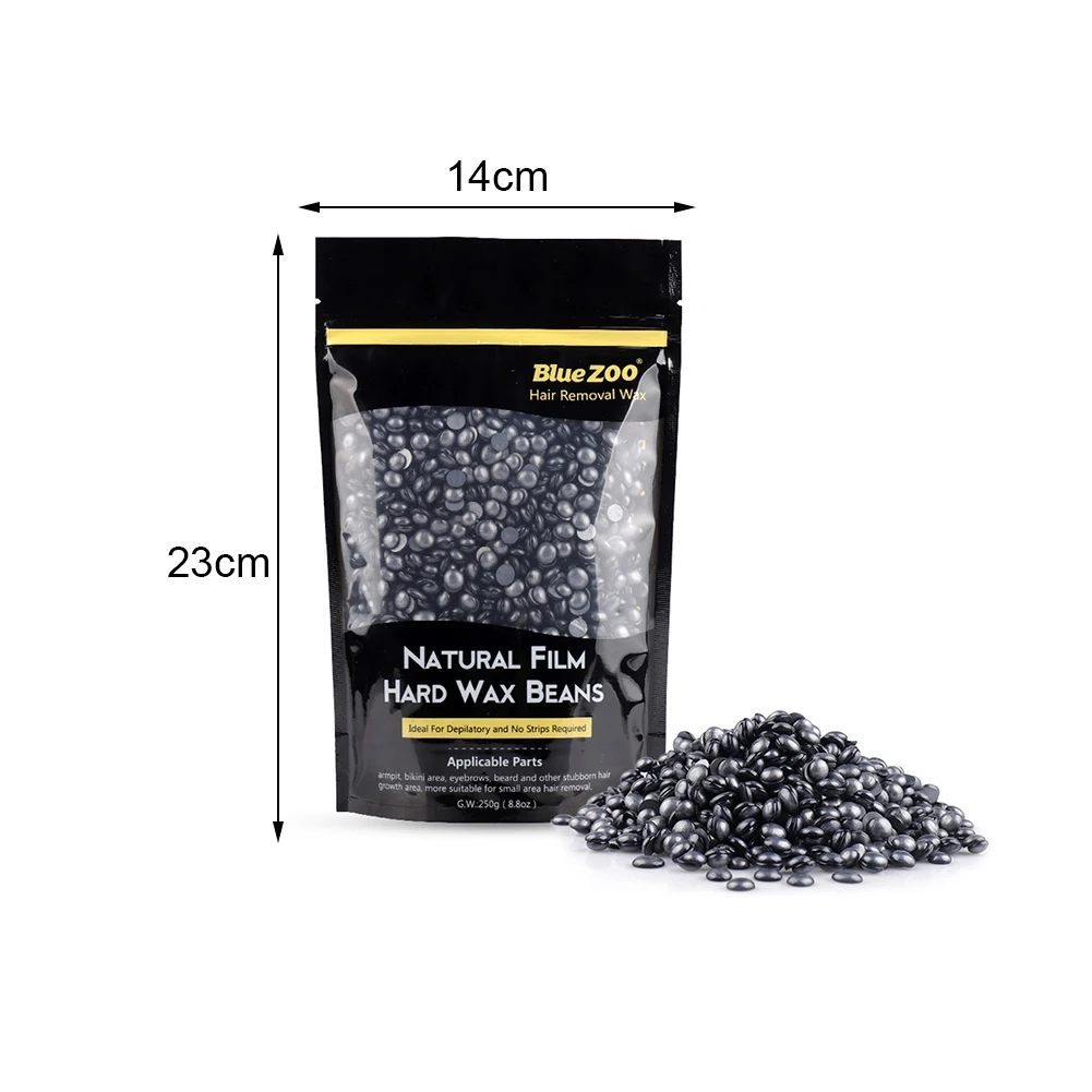 

250g Hard Wax Beans Solid Hair Remover No Strip Depilatory Hot Film Wax Bead Hair Removal for Full Body Bikini Face Leg Eyebrow