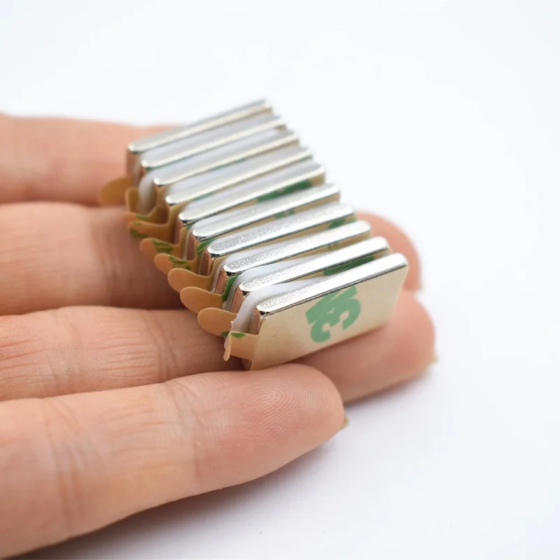 Неодимовый магнит с клеем маленький постоянный клейкий скотч панель для