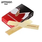 Ammoon 10-пак штук саксофона Рида бамбука тростника для Eb альт саксофон принадлежности для саксофона прочность 2,53,0