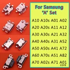 Разъем USB для зарядки Samsung Galaxy A10, A20, A30, A50, A70, A51, A21s, A01, A11, A21, A31, A30s, A50s, A20s, A10S, A12, 20 шт.