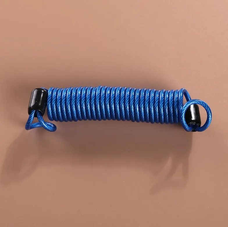 

Universal Anti-lost Bike Motorcycle Scooter 150cm Spring Reminder Cable Security Anti Thief Alarm Disc Lock