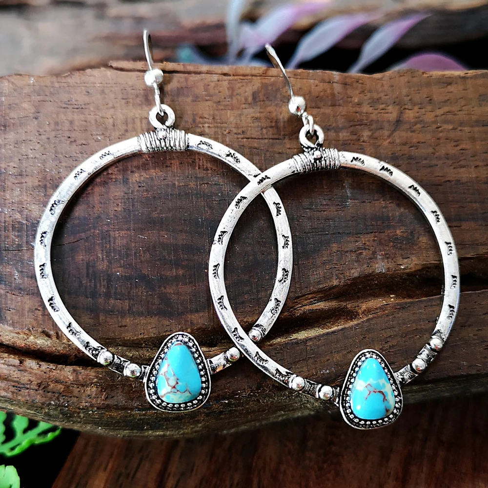 

Drop Earrings 2019 for Women Fashion Vintage Big Ear Ring Geometric Acrylic Dangle Hanging Earring Jewelry