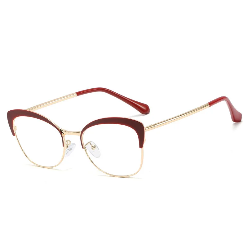 Модные поддельные маленькие очки оправа для женщин антибликовый светильник