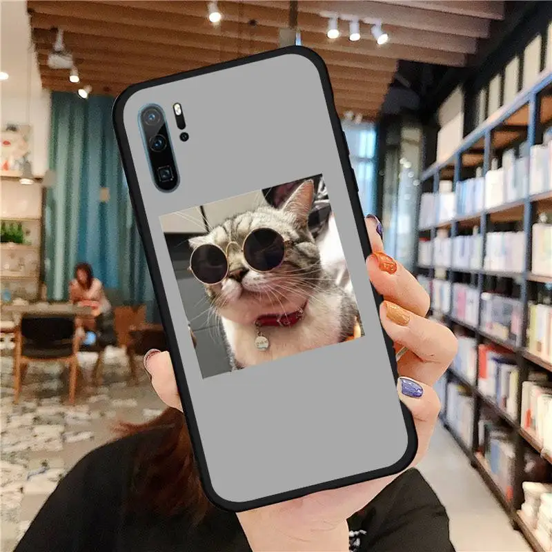 

Funny cat dog cute Phone Cases For Huawei honor Mate P 9 10 20 30 40 Pro 10i 7 8 a x Lite nova 5t Soft Silicone Cover Funda