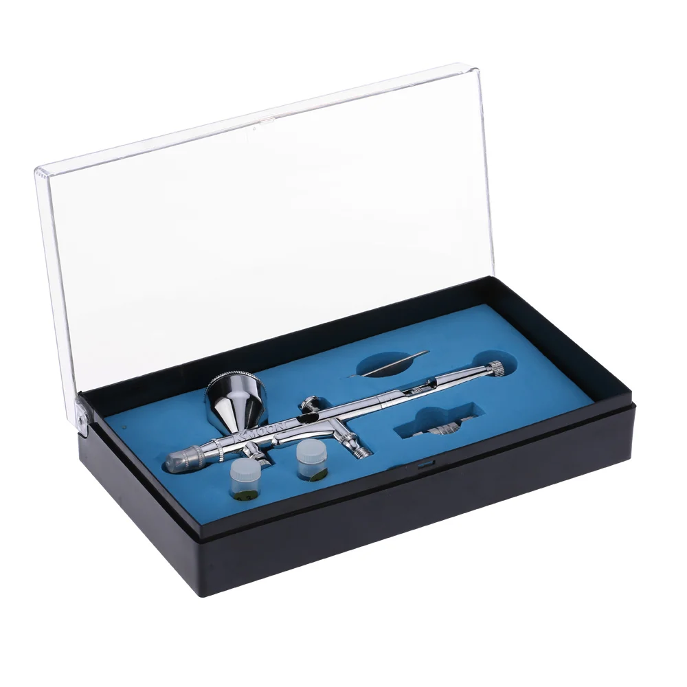 KKmoon гравитационный подающий Аэрограф Двойного Действия Набор для