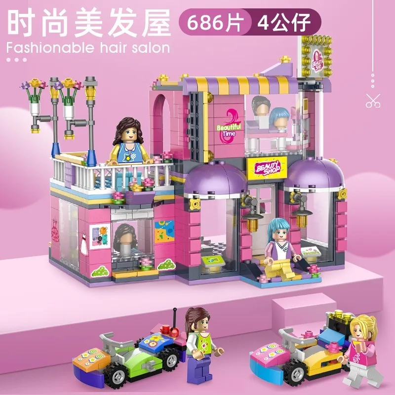 

Friends for Girls Series Set Building Blocks Creative Assembling God Friends Building Blocks Opp Bag Educational Gifts Toys Gift