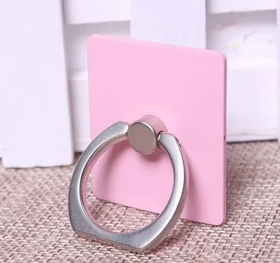 pink 1 шт Универсальный палец кольцо мобильный телефон Смарт Стенд держатель поддержка для IPhone IPad Xiaomi huawei samsung все смартфон - Цвет: pink