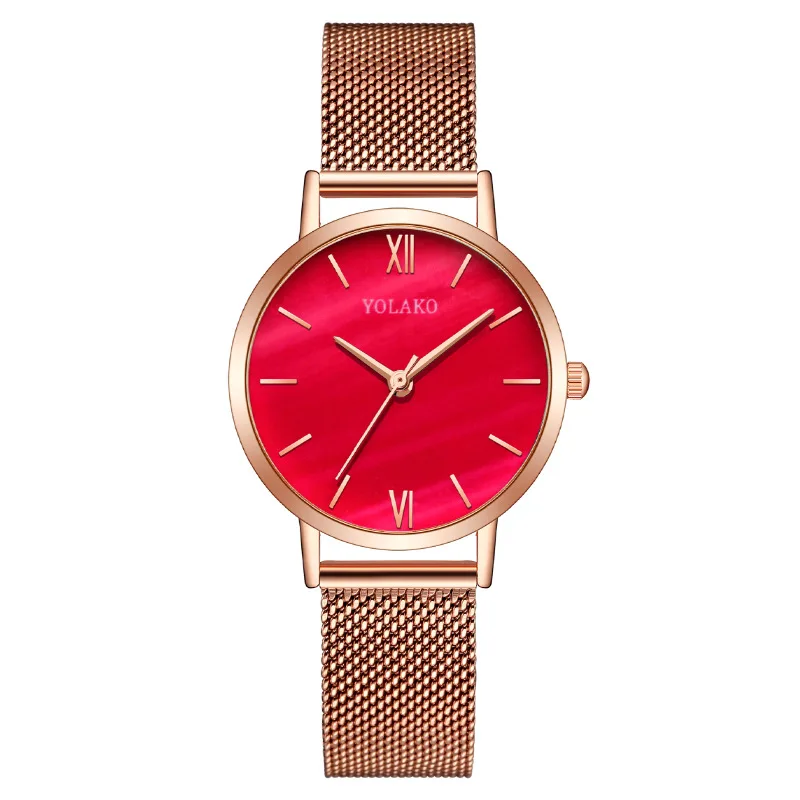 Розовое золото женские часы 2020 Топ Бренд роскошные магнитные звездное небо