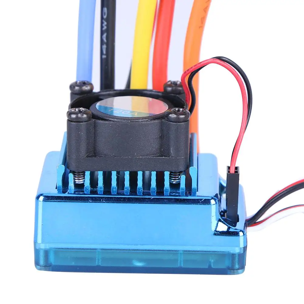 RC Racing ESC 120A бесщеточный датчик большой ток контроллер скорости для 1/8 1/10 1/12 Car Crawler