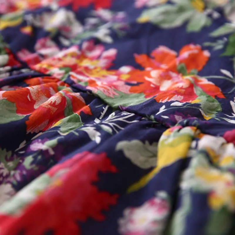 Детская одежда блузки для маленьких девочек с цветочным рисунком расклешенные