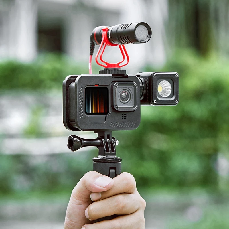 

Aluminum Protective Housing Case Protect Frame for GoPro 9 Black Aluminum Dog Cage GoPro Hero 9 Accessory