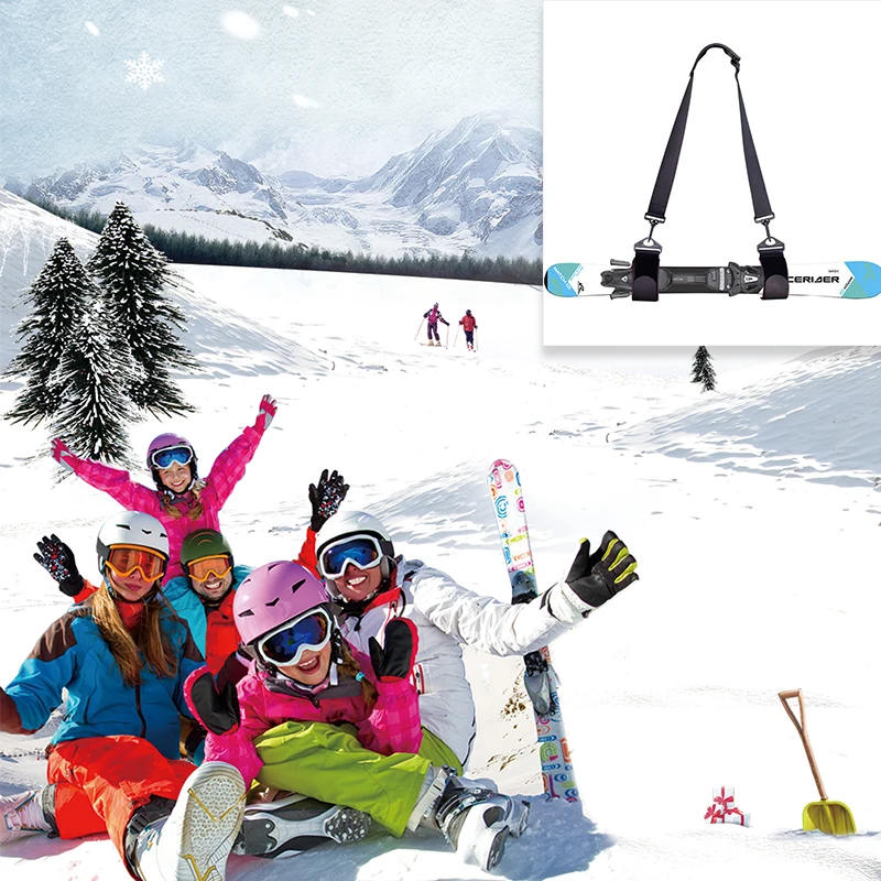 

Ремни для катания на лыжах, регулируемые Наплечные ремни для катания на лыжах и сноуборде, ремни из ЭВА, спортивные аксессуары для катания н...