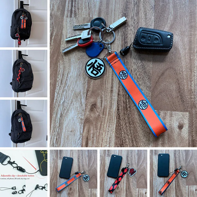 

Cute Jack Mobile Phone Strap Wrist Strap Key Ring Key Hang Rope Lariat Portable Short Lanyard School Bag Keychain