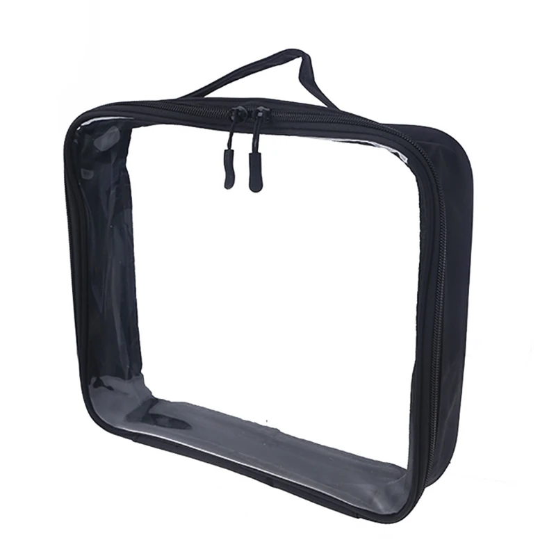 

Portable Transparent Travel Cosmetic Bag Clear Makeup Case Pouch Toiletry Zip Wash Toiletry Organizer