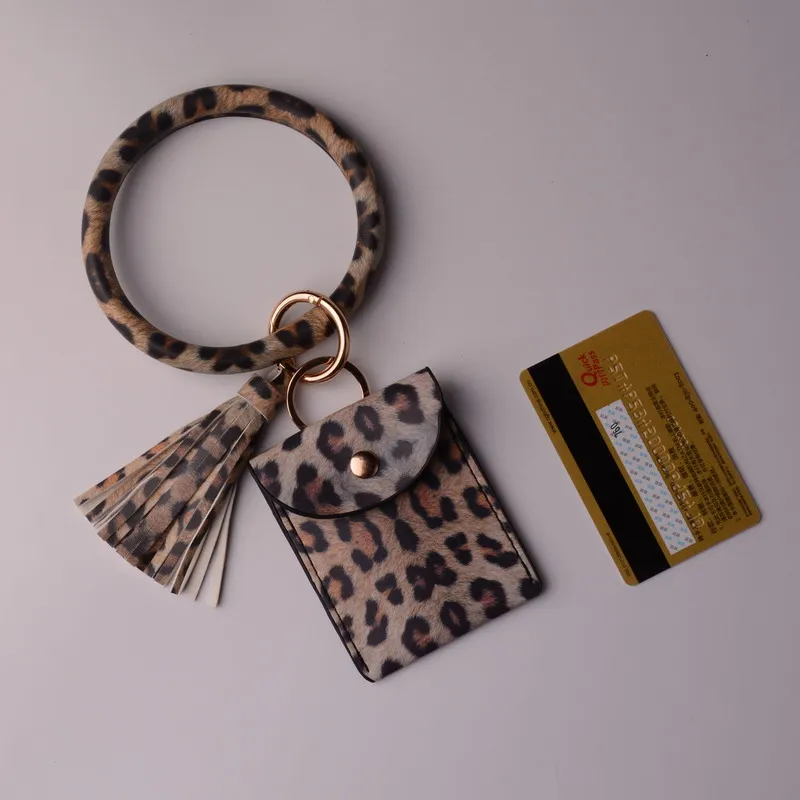 Новинка 2020 хит продаж сумка для ключей женщин и мужчин Леопардовый бумажник с