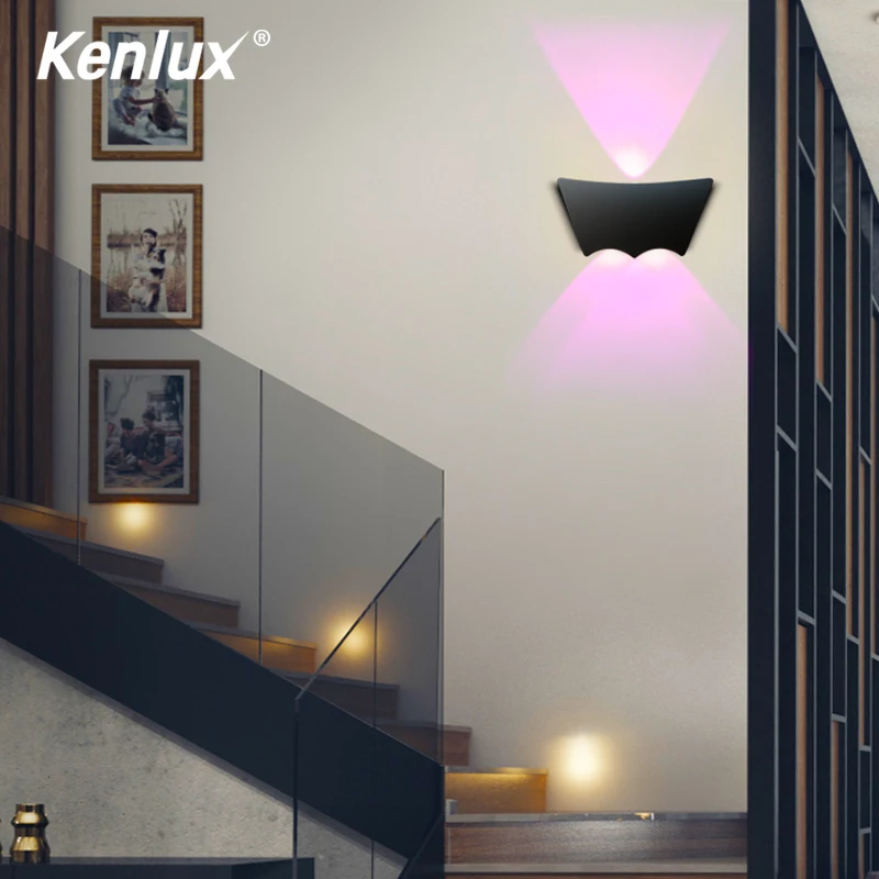 RGB 9W LED wall light indoor porch lights high quality colourful lamp shop bar restroom bedroom reading decoration | Лампы и освещение