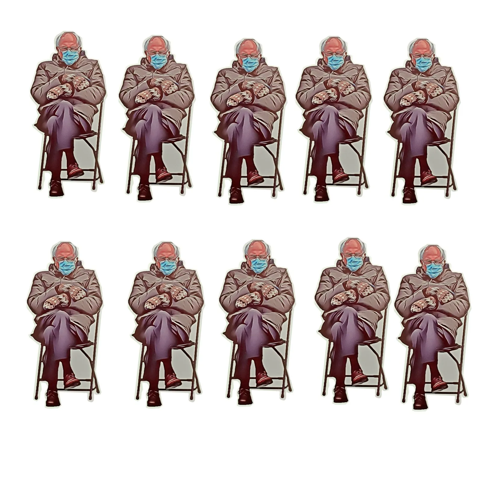 

Bernie Sanders Stickers 2021 Popular Sitting Anywhere Decor Indoor Funny Sticker For Notebook Bottle Make Your Own Real Life Fun