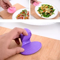 2pc silicone finger clip anti hot kitchen tools microwave insulation non slip gadgets tool kitchen for home kitchens accessories
