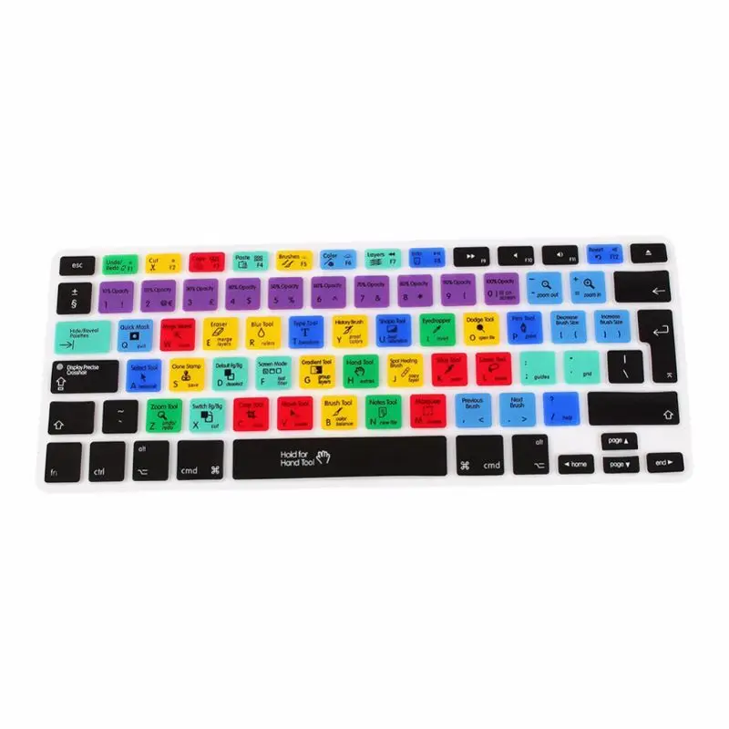 

European Version Adobe Photoshop Shortcut Keys Keyboard Protector Keyboard Cover