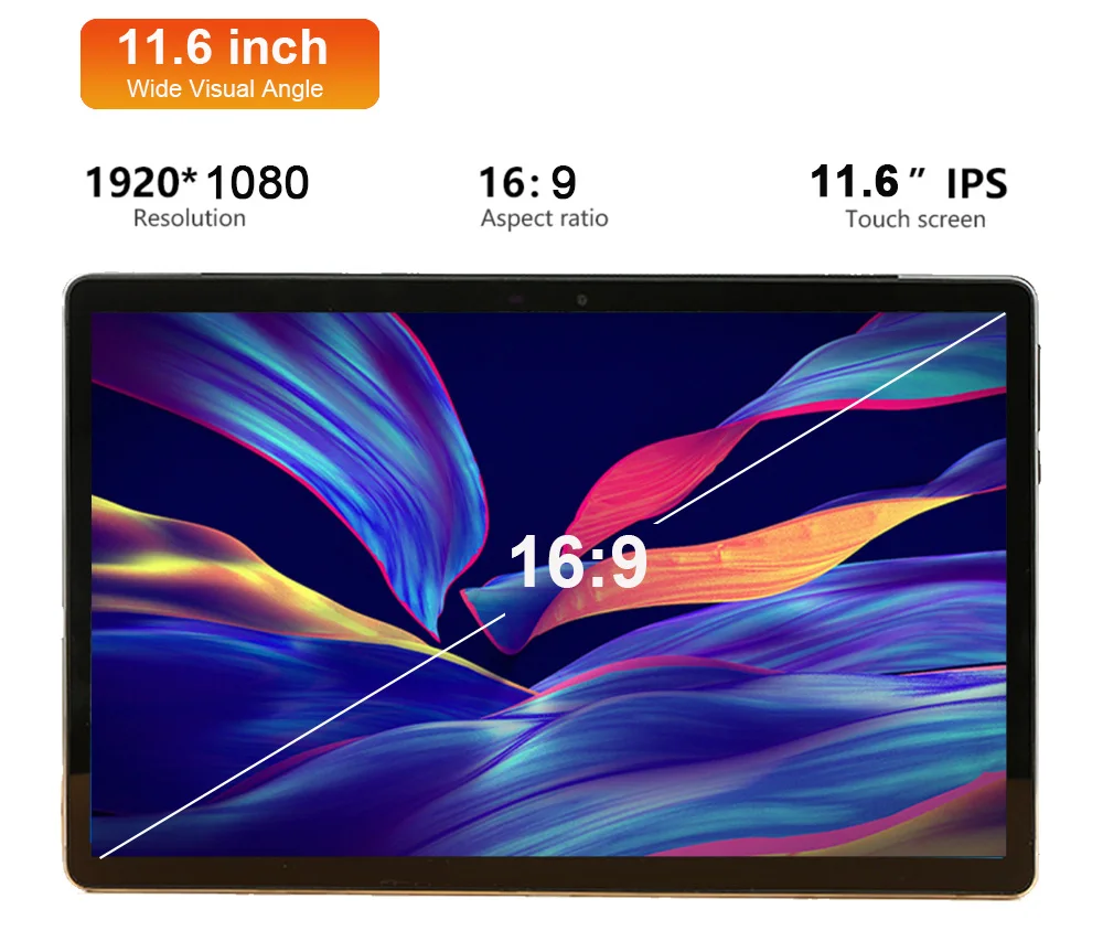 

K20 Pro Upgrated 128GB ROM 2 in 1 Tablet 11.6 Inch 4G Phone Android Tablets with Keyboard Dual Camera 13MP Laptop Tablet gps